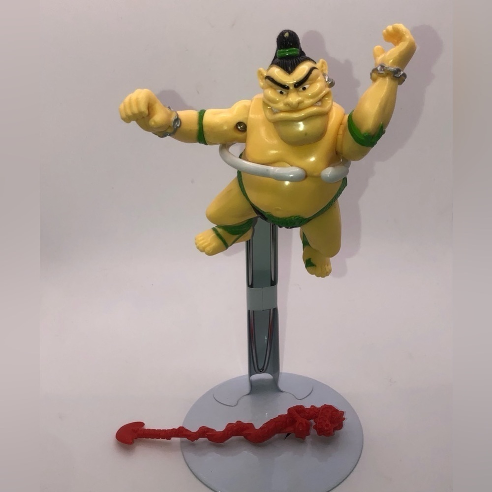 90S TMNT Tattoo Action Figure 100% Complete w Accessory